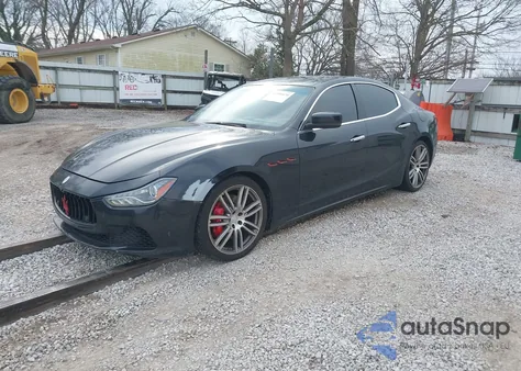 2014 Maserati Ghibli S Q4 z USA, uszkodzony, nr VIN ZAM57RTA5E1094318